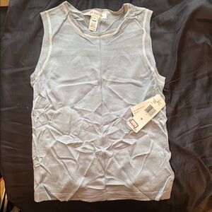 Women's Sleeveless Blue Top